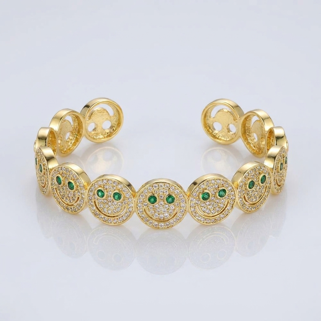 Bracelet Pavé Smile – Or