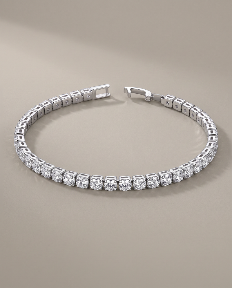 Sterling Silver Tennis Bracelet