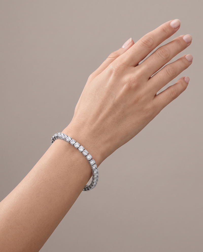 Sterling Silver Tennis Bracelet