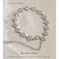 NiNice 316L Stainless Steel Bracelet Cubic Zirconia Exquisite Temperament Popular Fashion Simple Selection Jewelry Wholesale