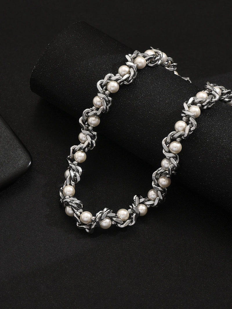Punk Men's Stainless Steel Thick Chain Necklace Hip Hop Party Casual Business Jewelry Accessories