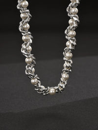 Punk Men's Stainless Steel Thick Chain Necklace Hip Hop Party Casual Business Jewelry Accessories