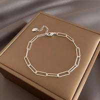925 Sterling Silver Crystal Flower Bracelet for Women Girls New Personality Korean Chain Fashion Jewelry Accessories Party Gifts