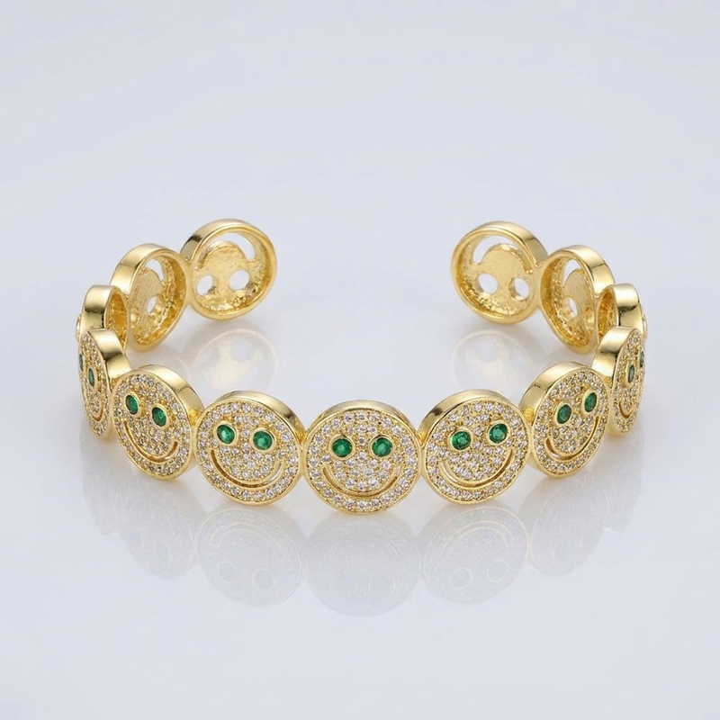 Bracelet Pavé Smile – Or