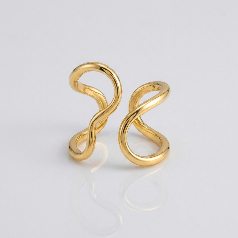 Bague ouverte en or 18 carats