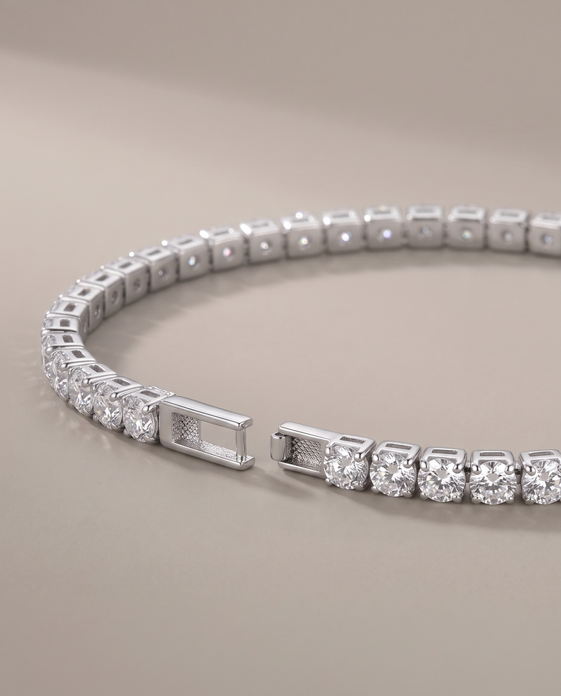 Sterling Silver Tennis Bracelet