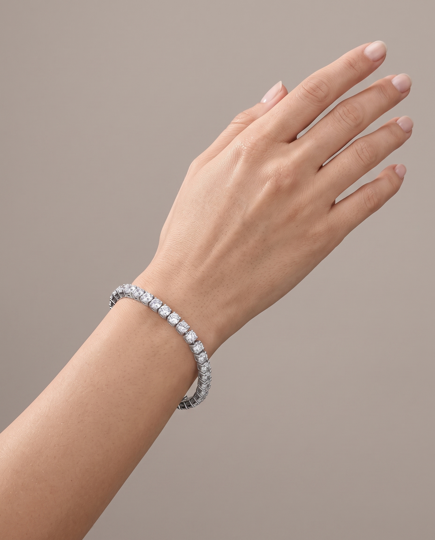 Sterling Silver Tennis Bracelet