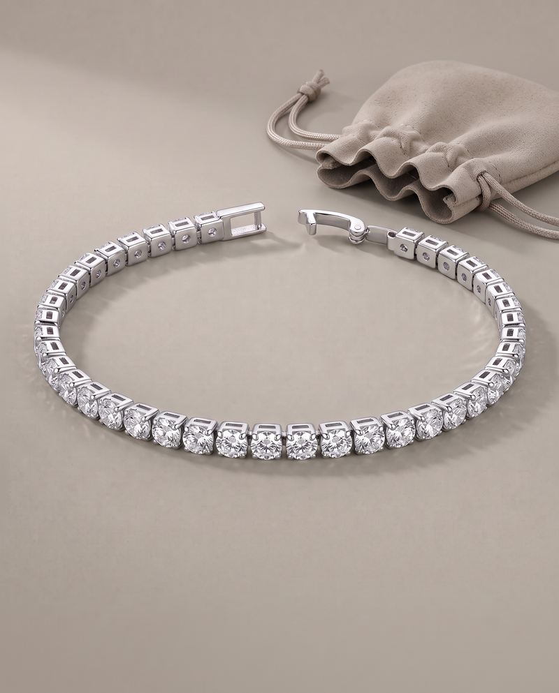 Sterling Silver Tennis Bracelet